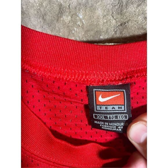 Vintage Nike NBA Allen Iverson 76ers‎ jersey Black and Red size XXL 2XL - Picture 5 of 8